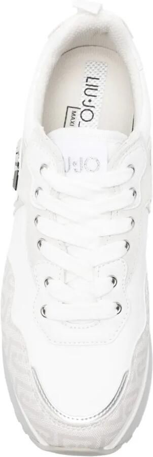 LIU JO Sneakers met logoplakkaat Wit - Foto 4