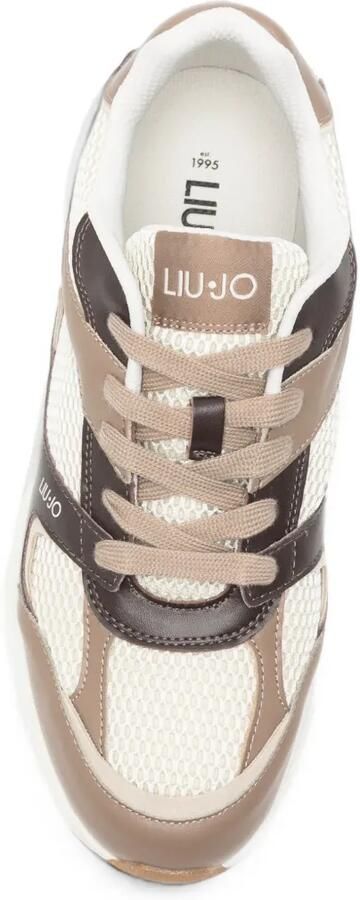 LIU JO Sneakers met mesh Beige - Foto 4