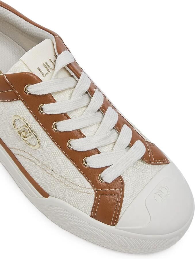 LIU JO Sneakers met monogram-logo Beige - Foto 3