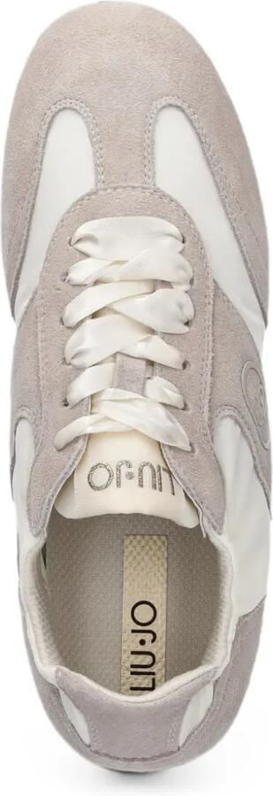 LIU JO Sneakers met suède vlakken en logo-patch Grijs - Foto 4