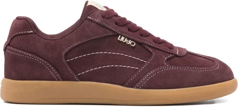 LIU JO Sneakers met suède vlakken Rood