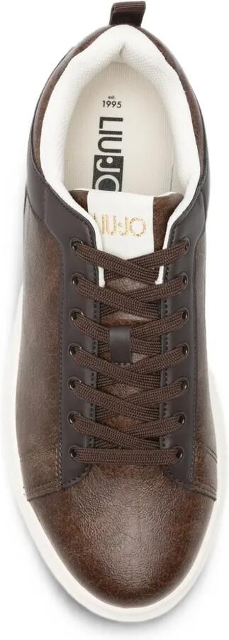 LIU JO Sneakers met vlakken en logoprint Bruin - Foto 3