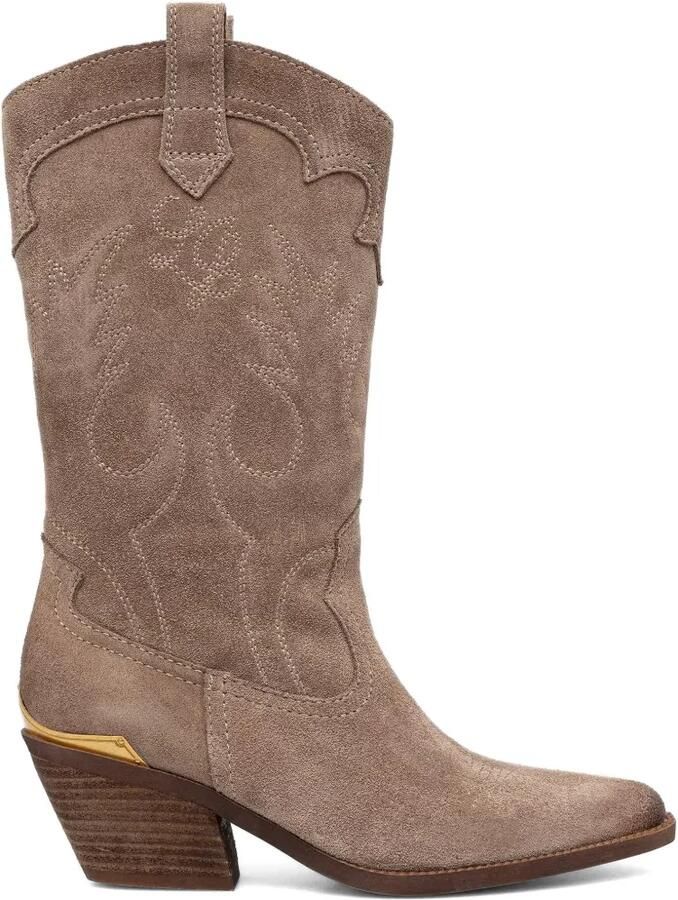 LIU JO Suède cowboylaarzen Bruin