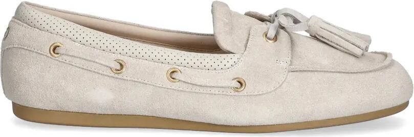 LIU JO Suède loafers met kwastjes Beige