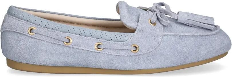 LIU JO Suède loafers met kwastjes Blauw