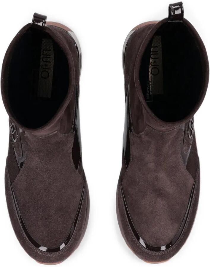 LIU JO Suède sneakers Bruin - Foto 5