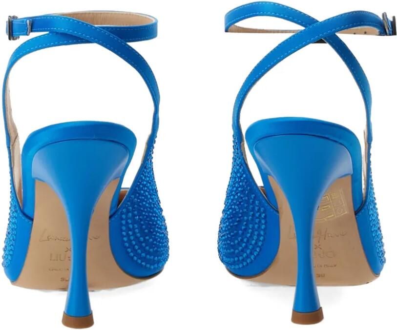 LIU JO x Leonie Hanne pumps met puntige neus Blauw