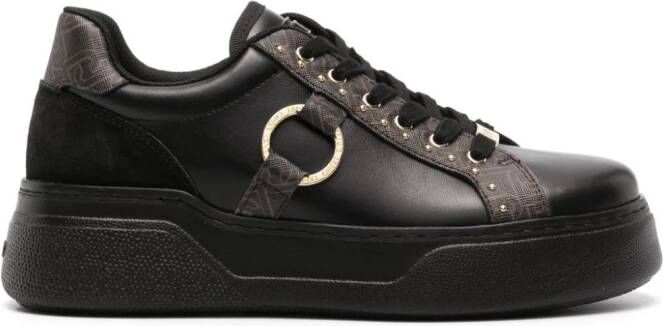 LIU JO Sneakers met monogram-patroon Zwart