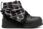 LIU JO Selma sneakers met sjaaldetail Zwart - Thumbnail 1
