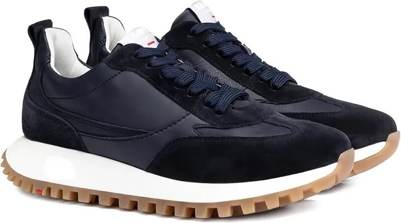 Lloyd Dame sneakers met vlakken Blauw - Foto 4