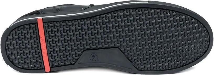 Lloyd Ellison leren sneakers met textuur Zwart - Foto 4
