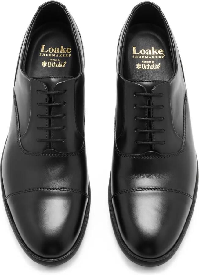 Loake Armstrong Oxford schoenen met kapneus Zwart - Foto 2