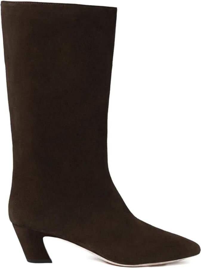 Loeffler Randall Cleo 50mm enkellaarzen Bruin