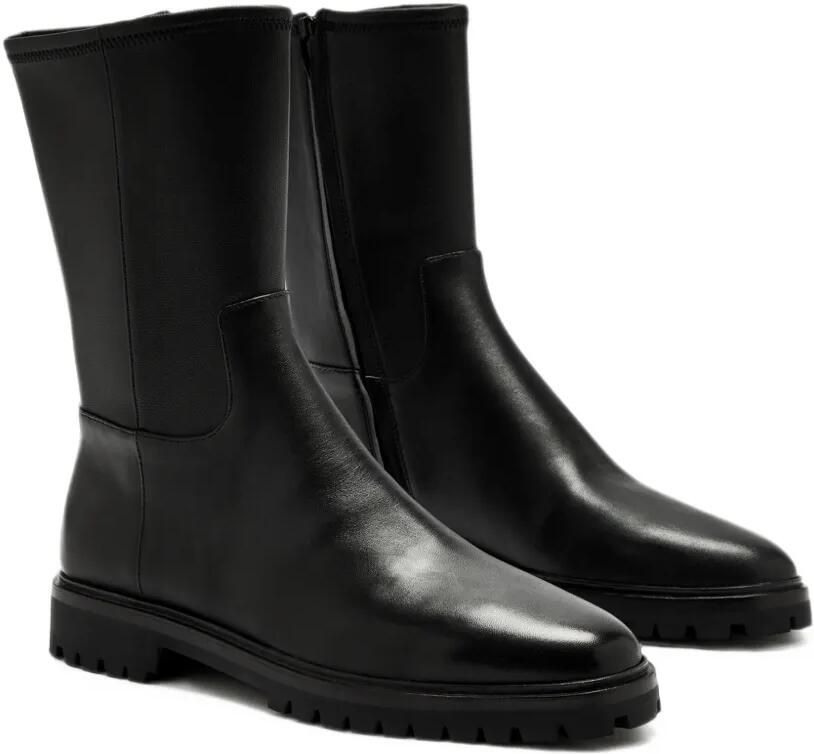 Loeffler Randall Danny enkellaarzen met chunky zool Zwart