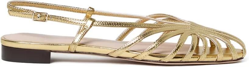 Loeffler Randall Devon slingback sandalen Goud