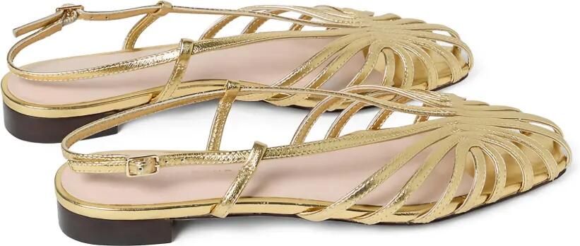 Loeffler Randall Devon slingback sandalen Goud - Foto 4