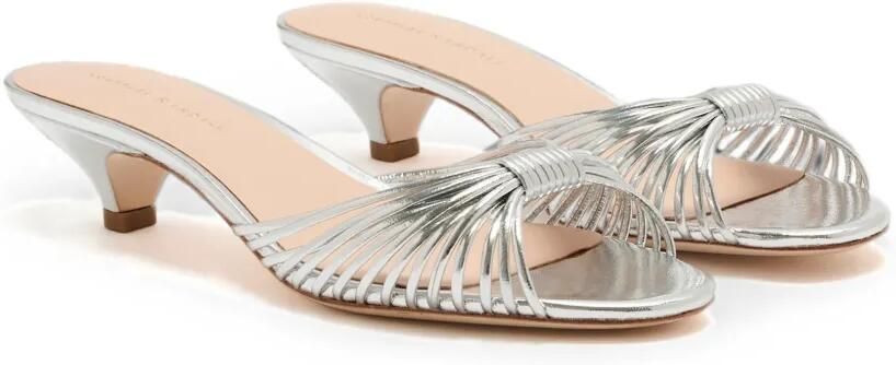 Loeffler Randall Dixie sandalen met hak Zilver - Foto 2