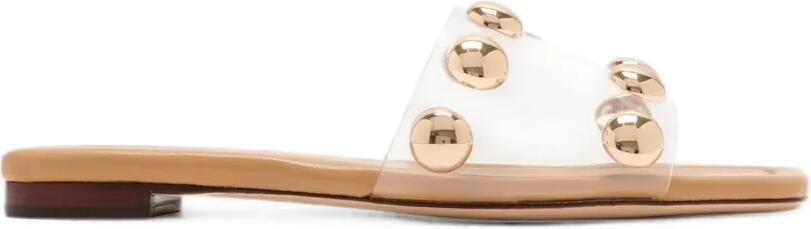 Loeffler Randall Hayes platte sandalen Wit