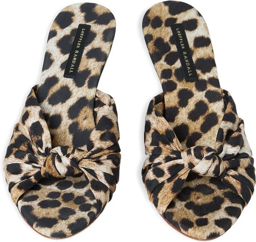 Loeffler Randall Marsy sandalen met luipaardprint Beige - Foto 4