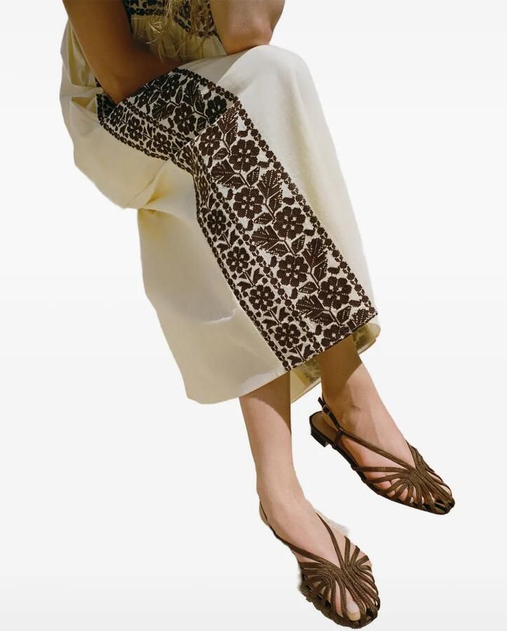 Loeffler Randall Marsy sandalen met luipaardprint Beige - Foto 2