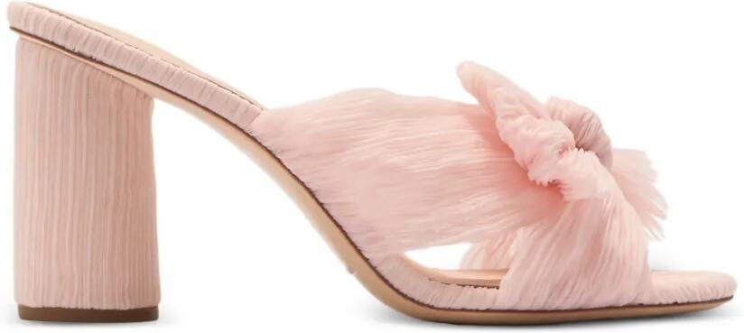 Loeffler Randall Penny muiltjes met geplooide strik Roze