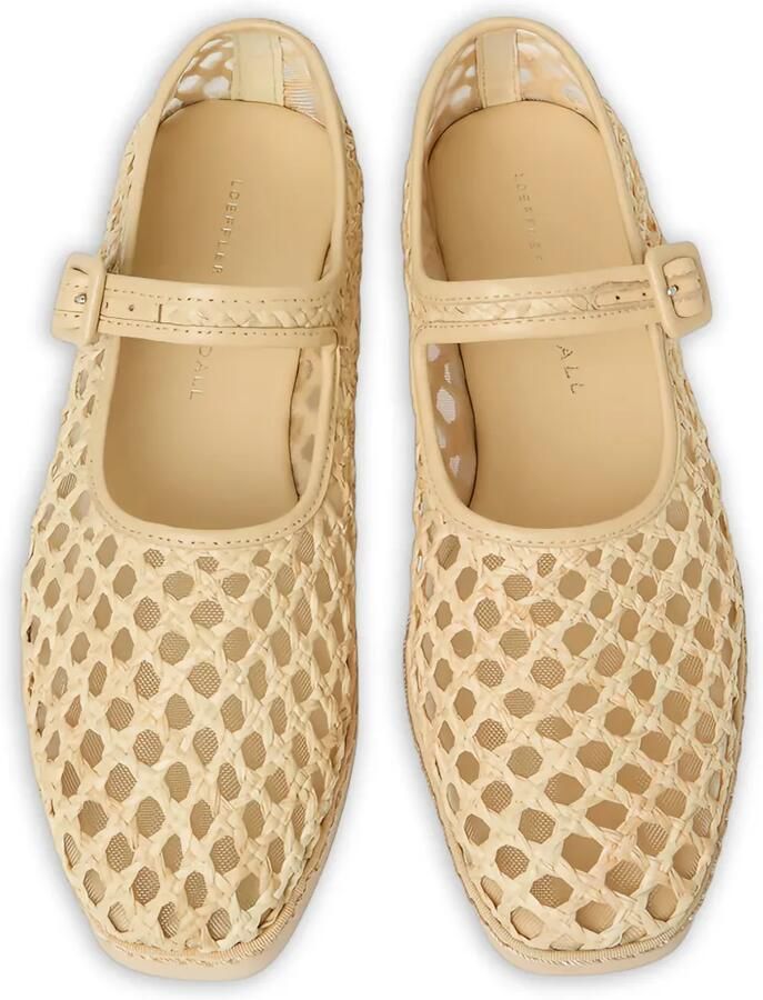 Loeffler Randall Rita MaryJane ballerina's Beige