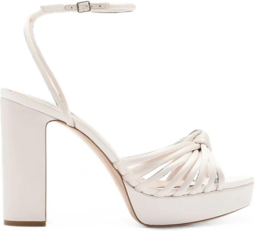 Loeffler Randall Rivka sandalen met plateau Wit