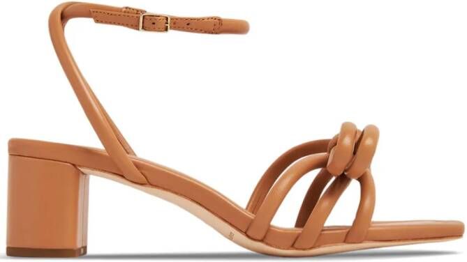 Loeffler Randall Mikel sandalen met plateauzool Bruin