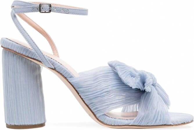 Loeffler Randall Sandalen met plissé detail Blauw