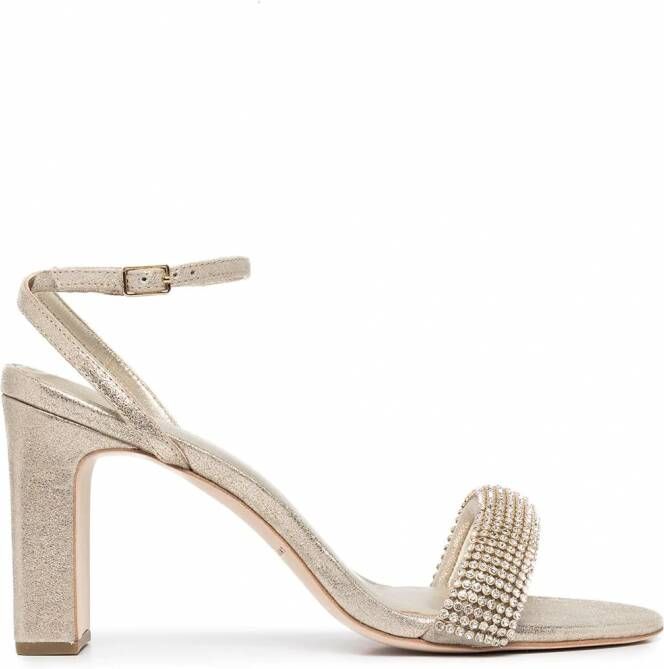 Loeffler Randall Shay sandalen verfraaid met stras Goud