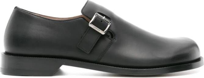 LOEWE Campo leren gespschoenen Zwart