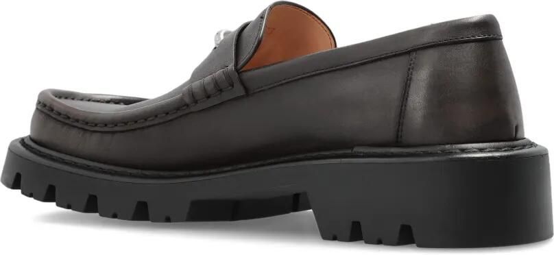 LOEWE 50 mm loafers met chunky zool Bruin - Foto 4