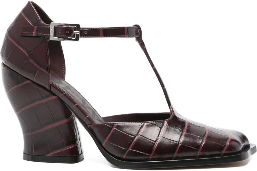 LOEWE 90 mm pumps met T-bandje Bruin