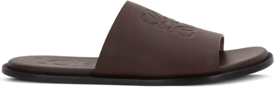 LOEWE Anagram Flex slippers Bruin