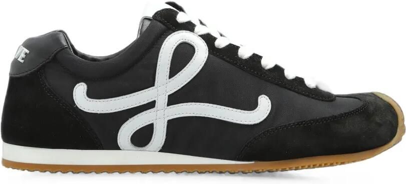 LOEWE Ballerina's 2.0 van nylon en suède Zwart
