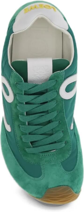 LOEWE Ballet Runner 2.0 in nylon and calfskin sneakers Groen - Foto 2