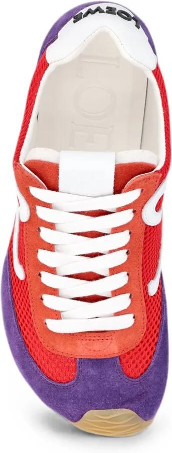 LOEWE Ballet Runner 2.0 sneakers met suède vlakken Rood - Foto 4