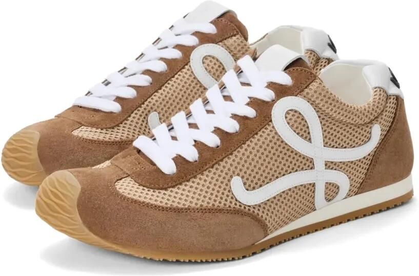 LOEWE Ballet Runner 2.0 suède en mesh sneakers Beige - Foto 3