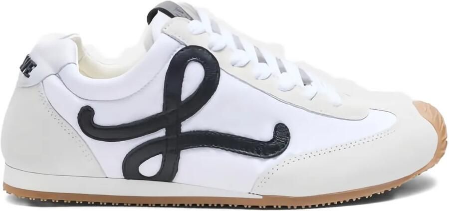 LOEWE Ballet Runner 2.0 van nylon en suède Wit