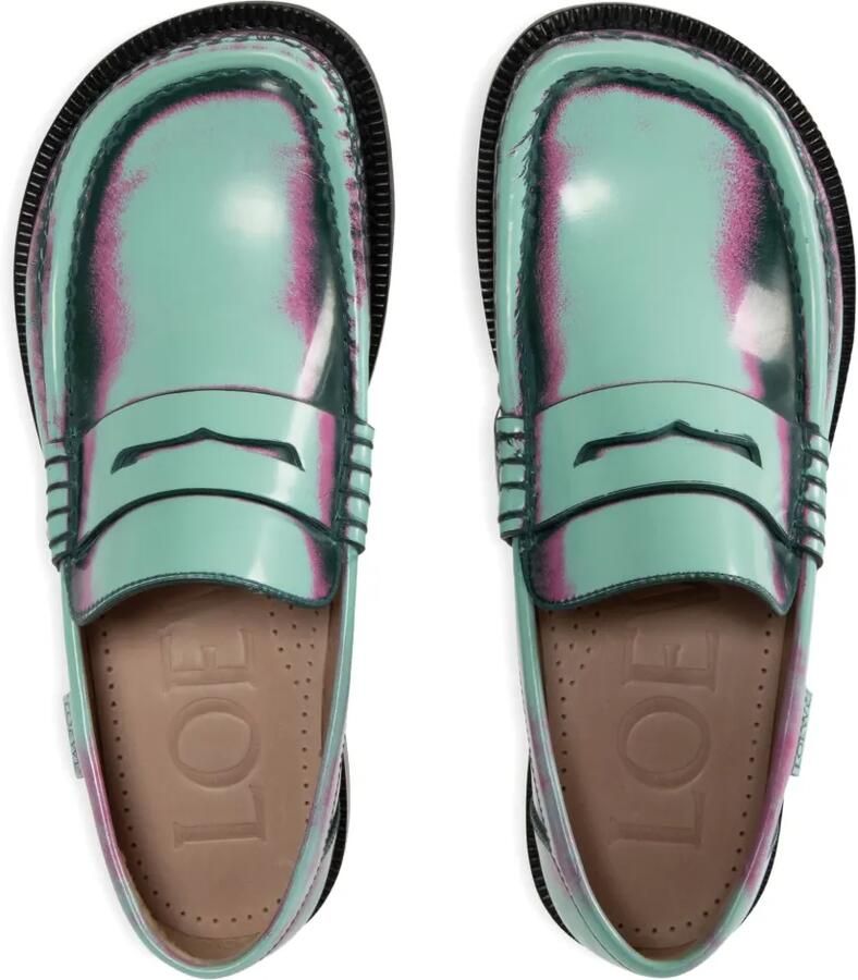LOEWE Campo loafers Groen