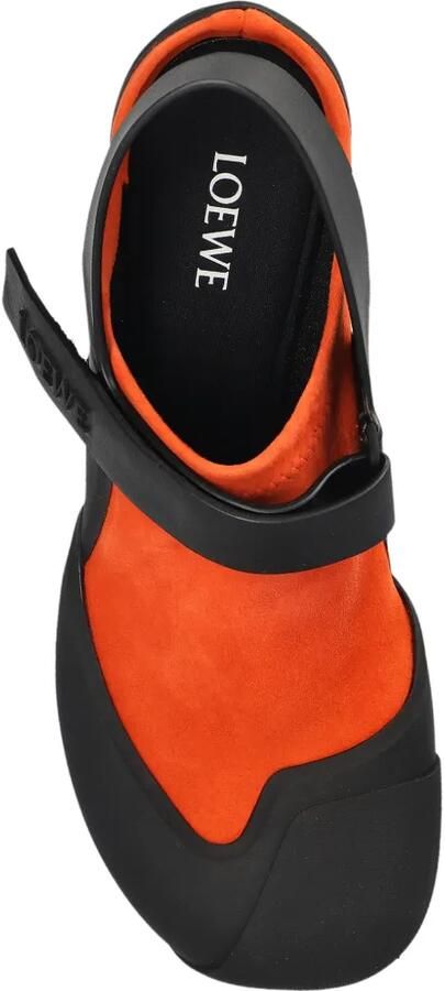LOEWE Dive pumps met klittenband Oranje - Foto 3