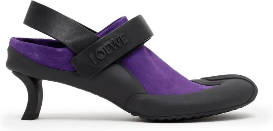 LOEWE Dive pumps met klittenband Paars