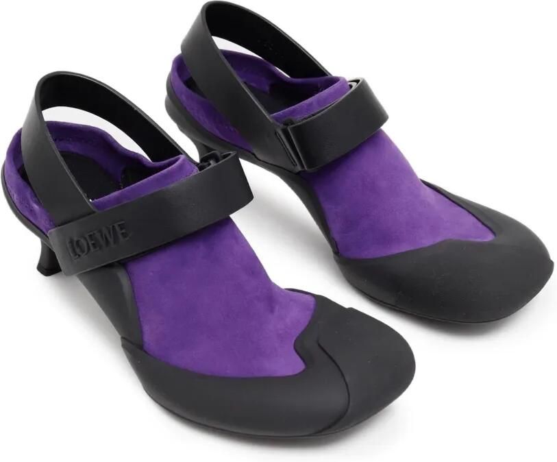 LOEWE Dive pumps met klittenband Paars - Foto 2