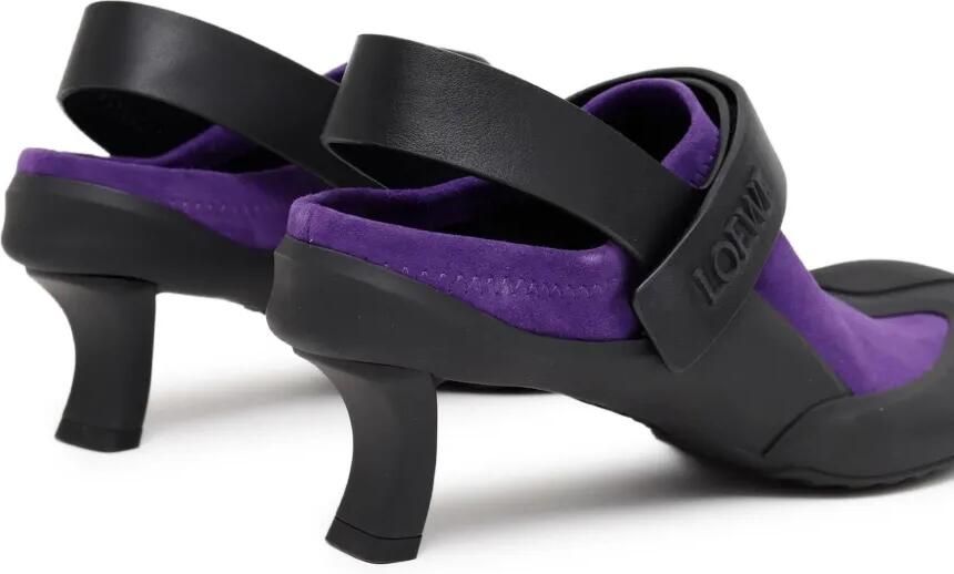 LOEWE Dive pumps met klittenband Paars - Foto 3