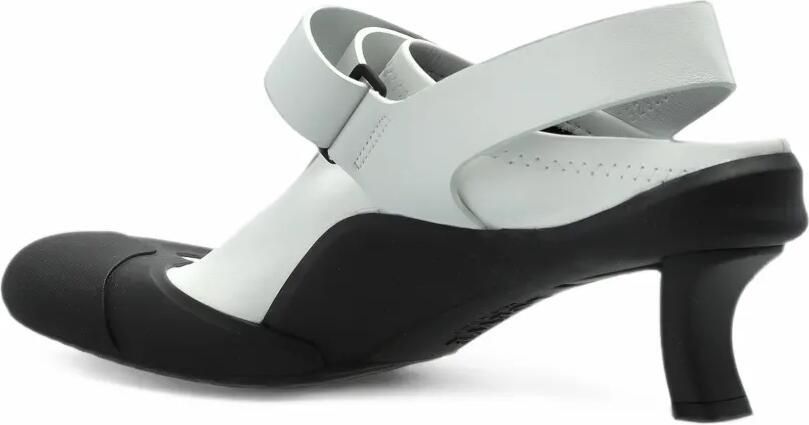 LOEWE Dive slingback in stretch-calfskin pumps Wit - Foto 3