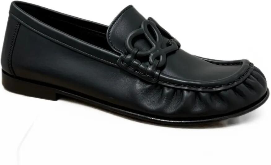 LOEWE Double L loafers in soft calfskin Zwart - Foto 2