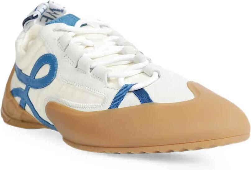 LOEWE Grip sneakers van nylon suède en TPU Wit