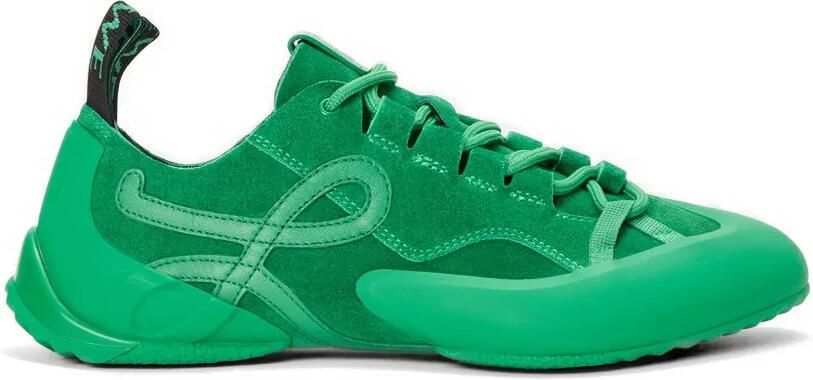 LOEWE Grip sneakers van suède kalfsleer Groen