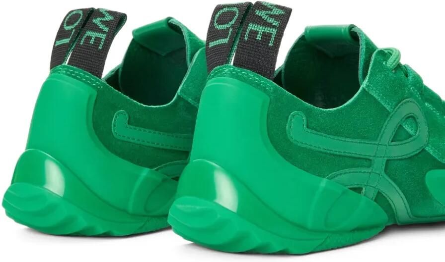 LOEWE Grip sneakers van suède kalfsleer Groen - Foto 4