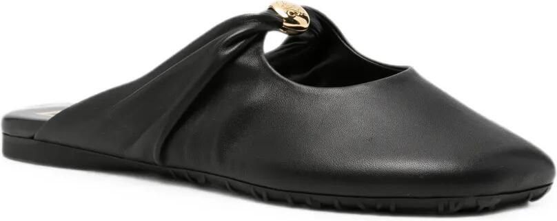 LOEWE Leren muiltjes Zwart - Foto 4